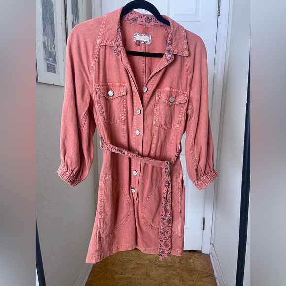 Coral Pilcro Everyday Romper - Picture 2 of 5